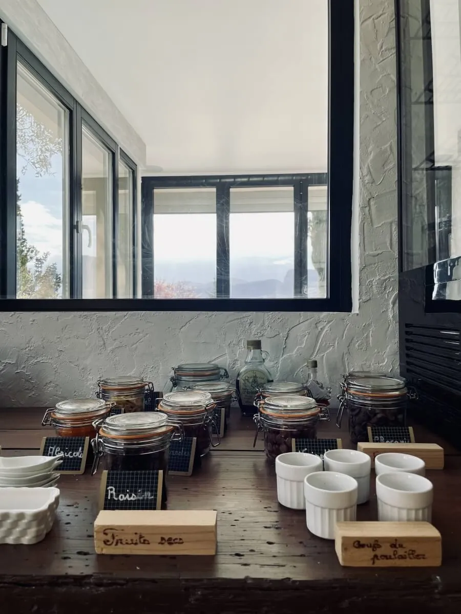 Confitures petit déjeuner – maison d'hôtes L'Escondida à Nice
