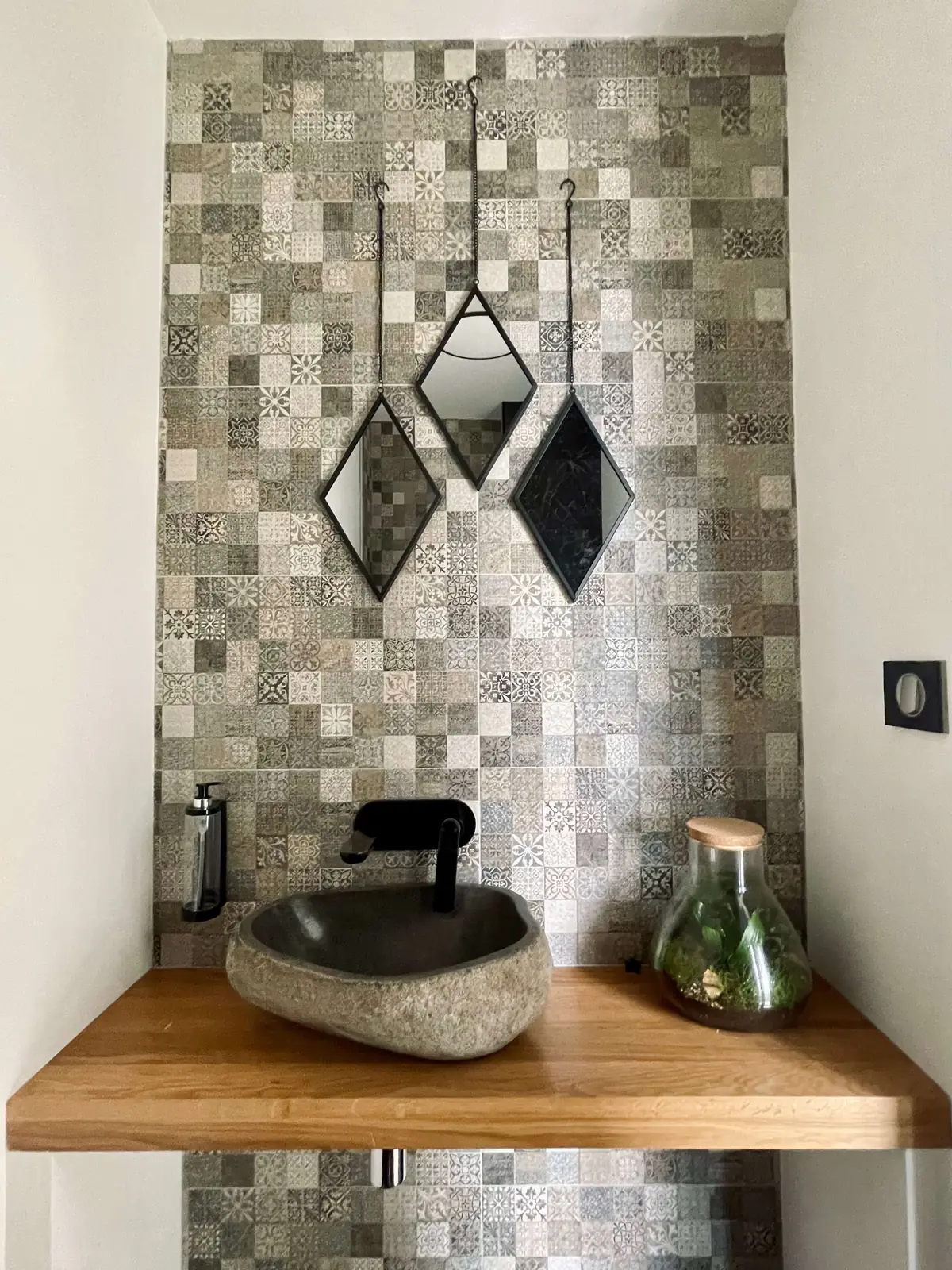 Évier – Chambre Double, maison d'hôtes L'Escondida à Nice