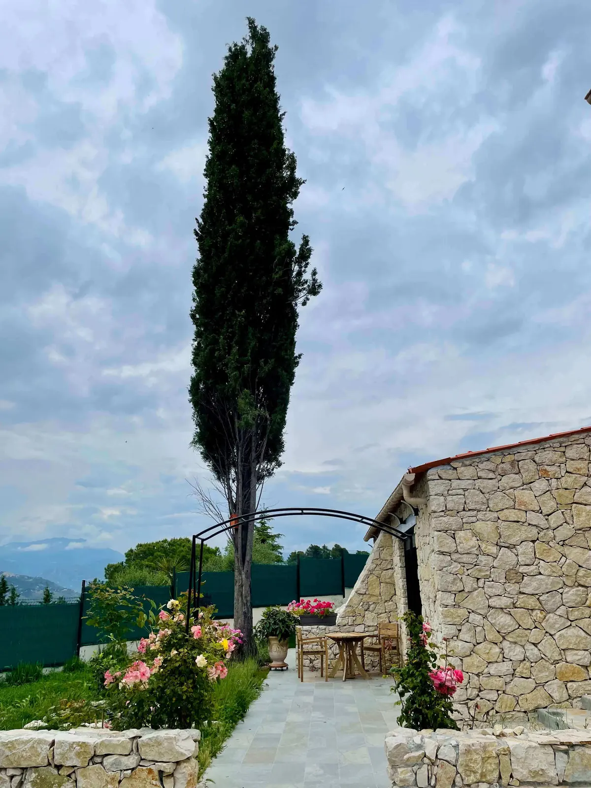Vue vers chambres – maison d'hôtes L'Escondida à Nice